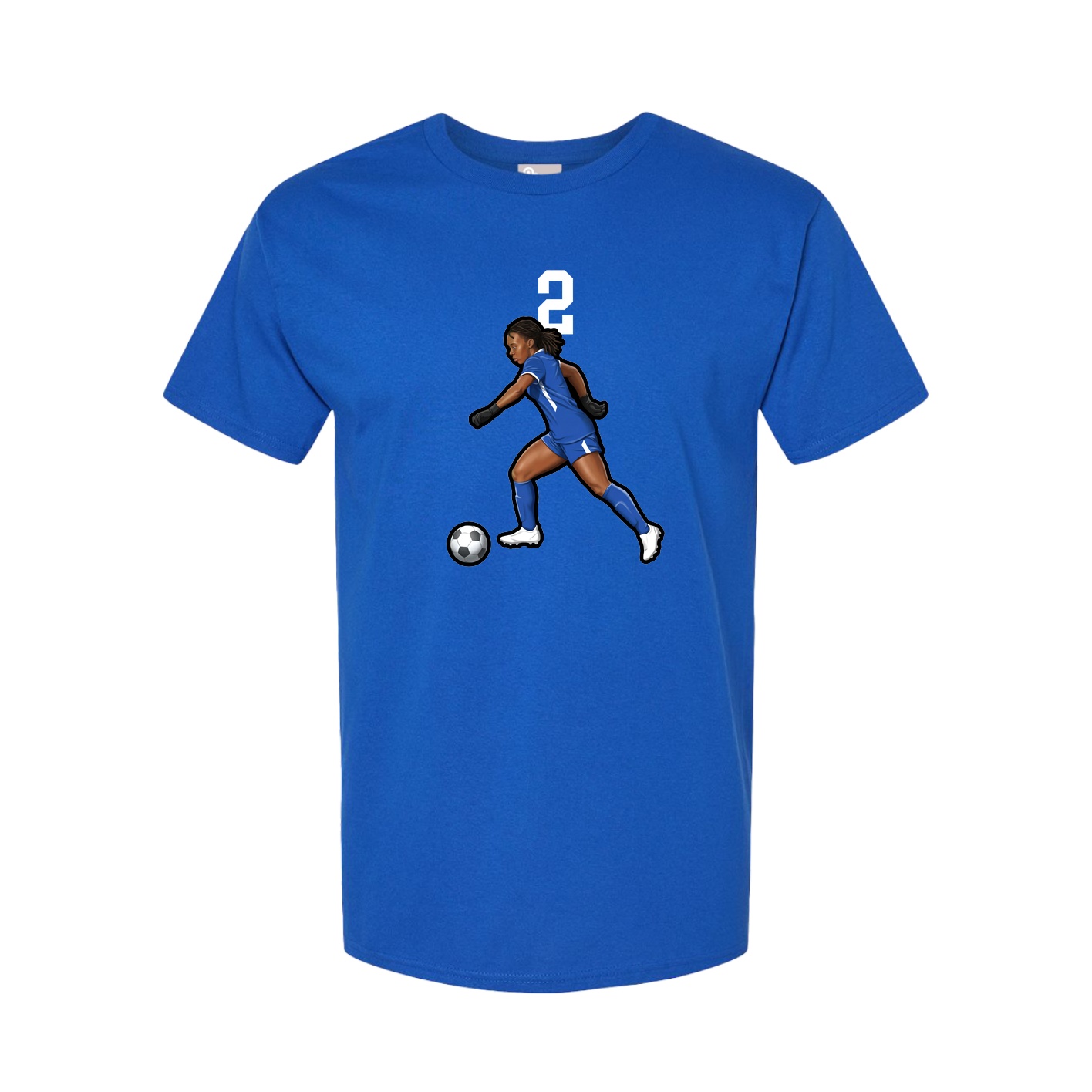 Tee — Number Top in Royal