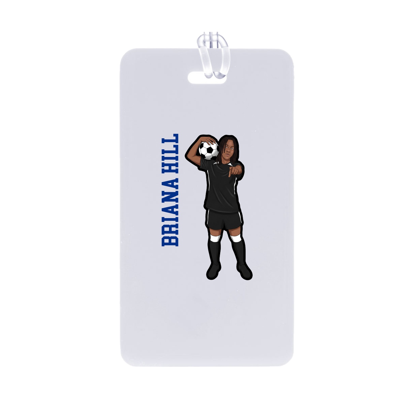 Bag Tag — Name Vertical in Classic