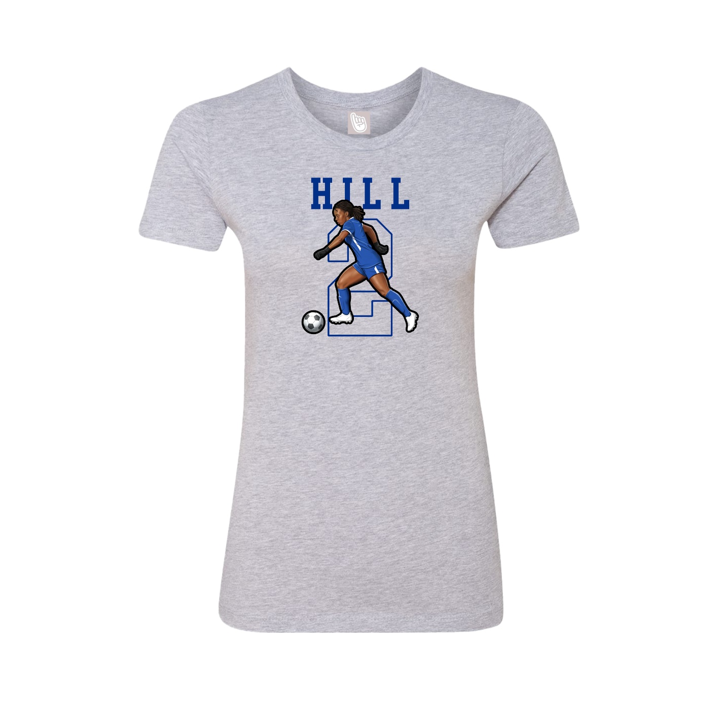 Fitted Women's Tee — Shirsey in Grey