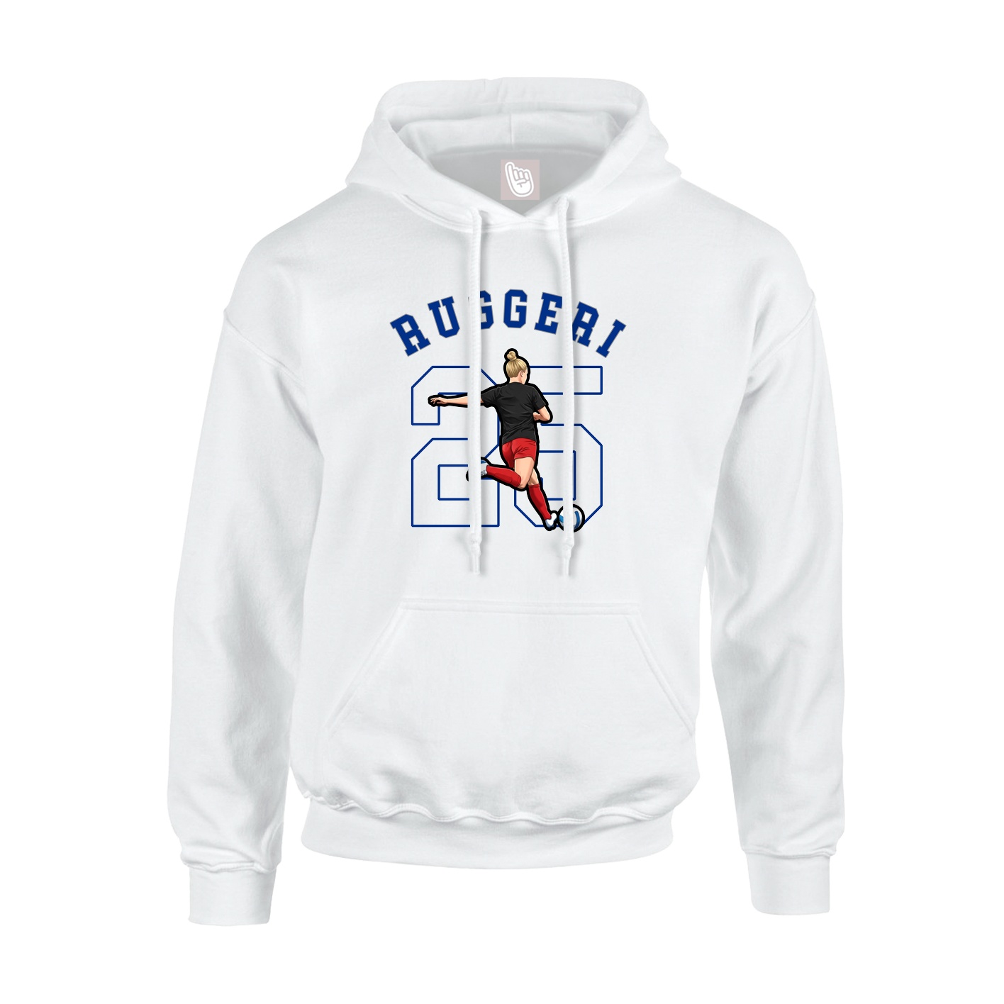 Hoodie — Shirsey Arch in White