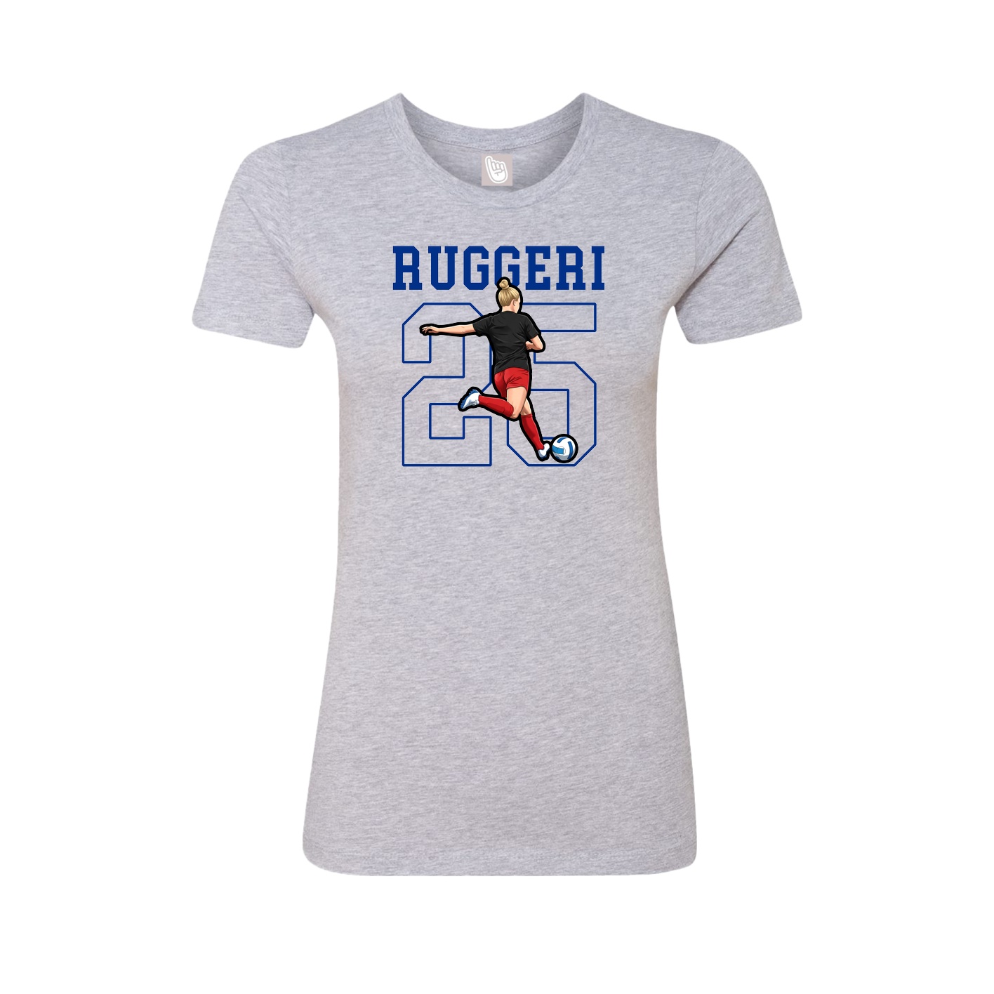 Fitted Women's Tee — Shirsey in Grey