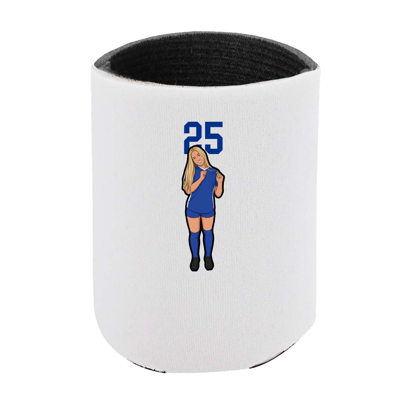 Can Holder — Number Top in White