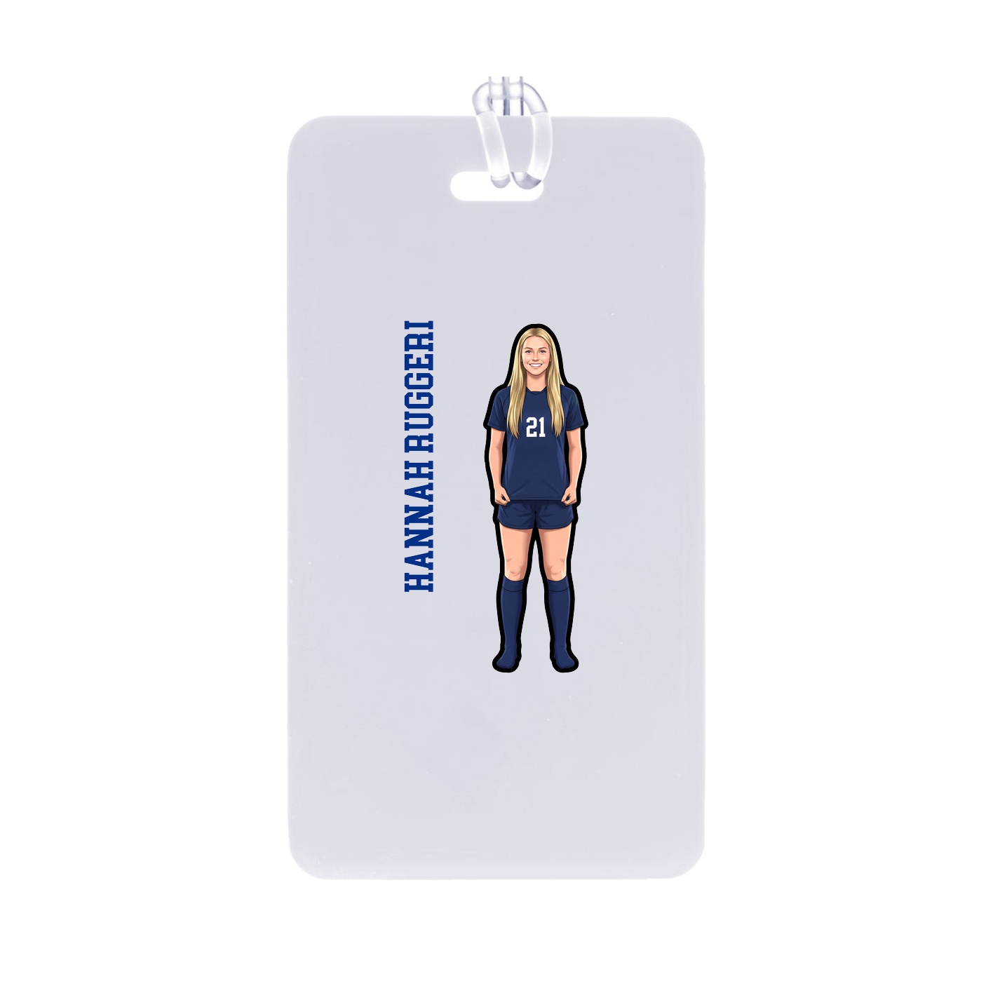 Bag Tag — Name Vertical in Classic