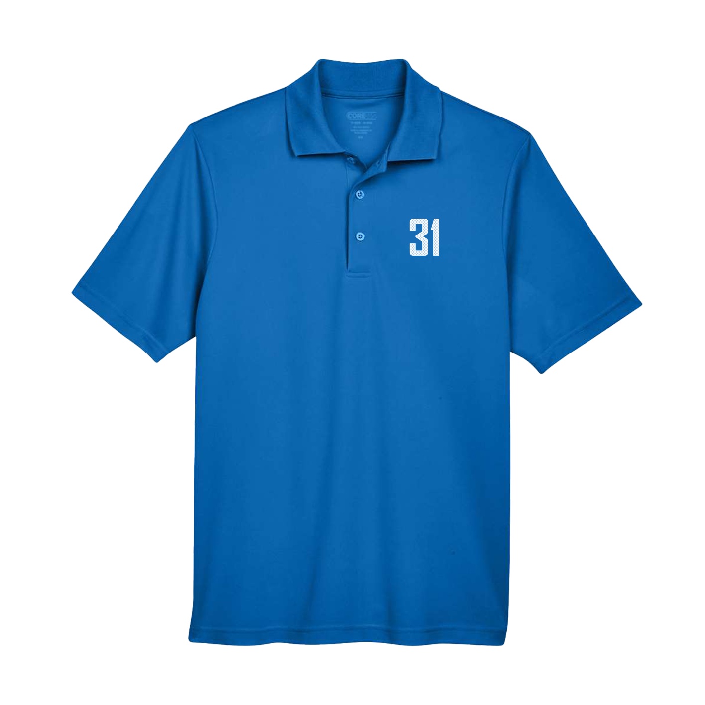 Performance Polo — Front Shirsy in Royal