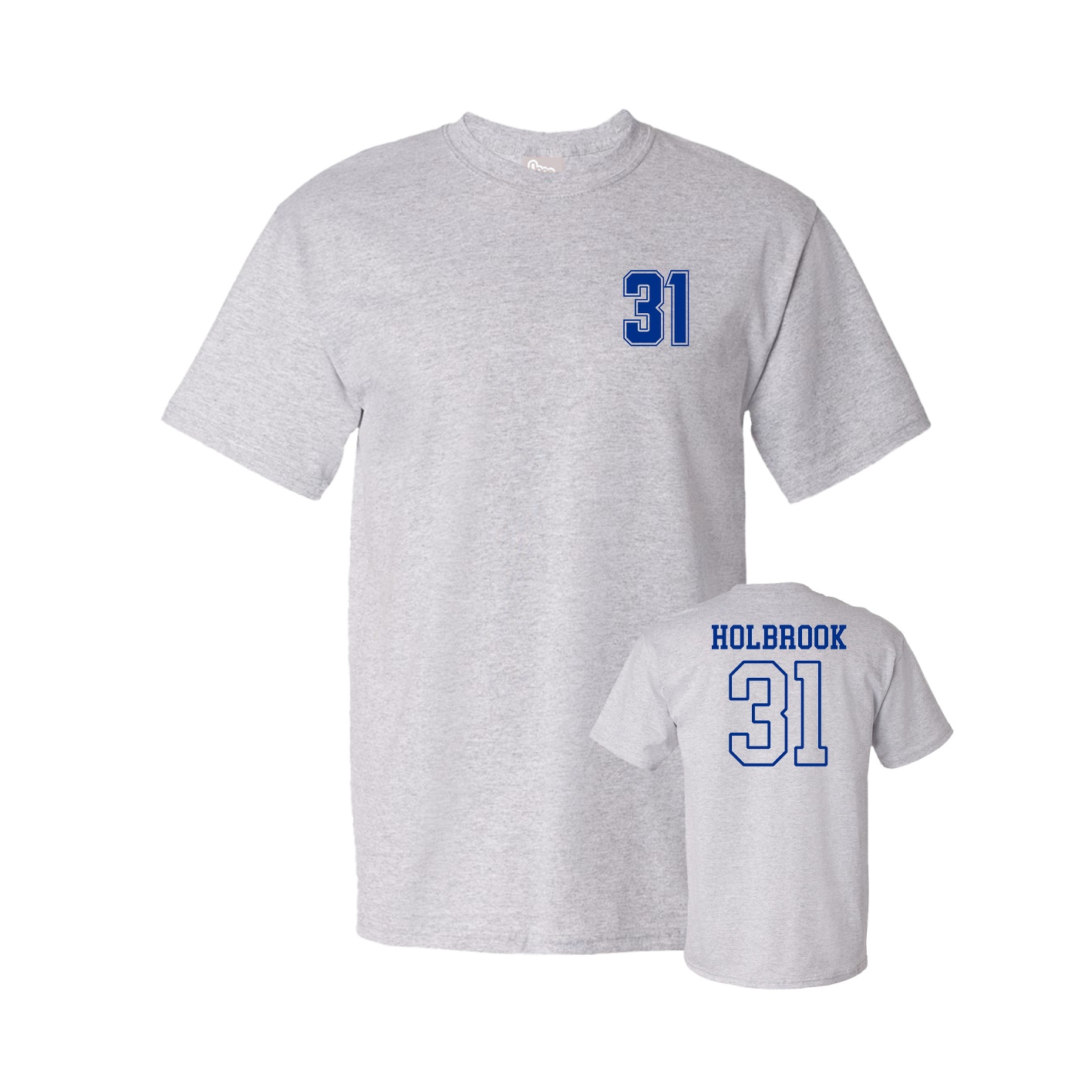 Tee — Chest Back in Grey