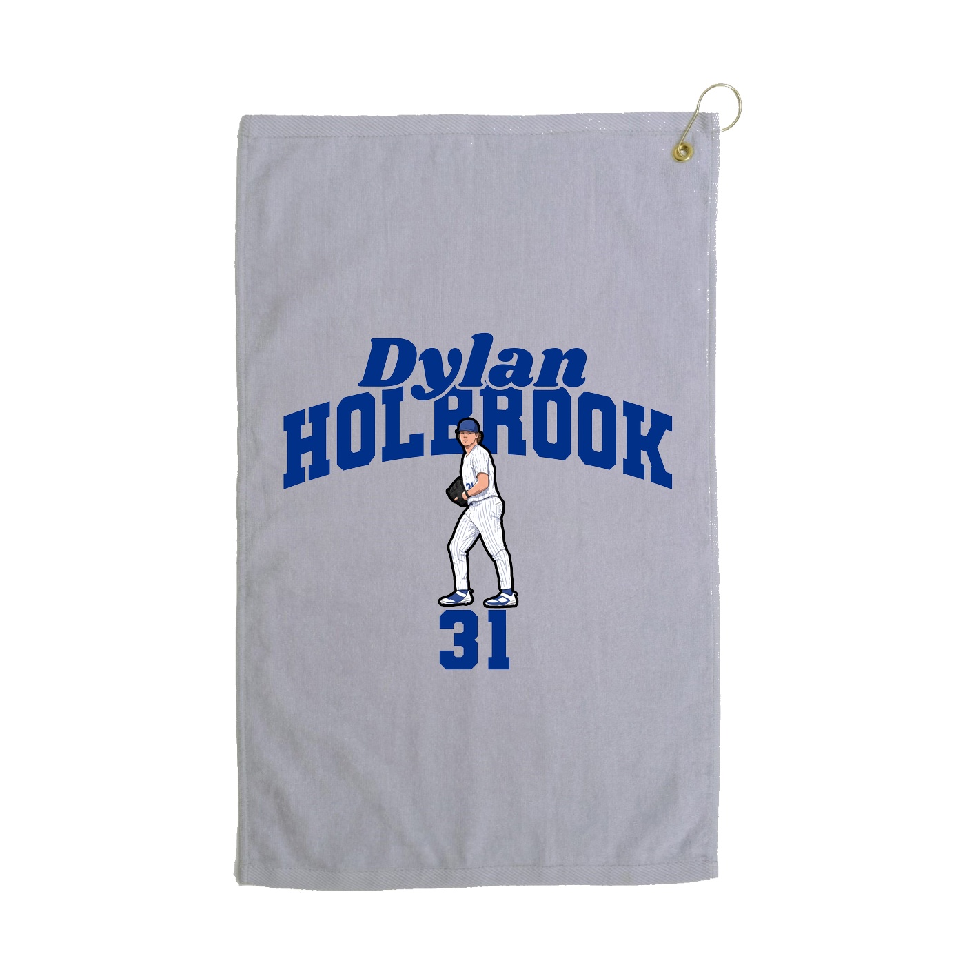 Golf Towel — Signature Arch in Grey