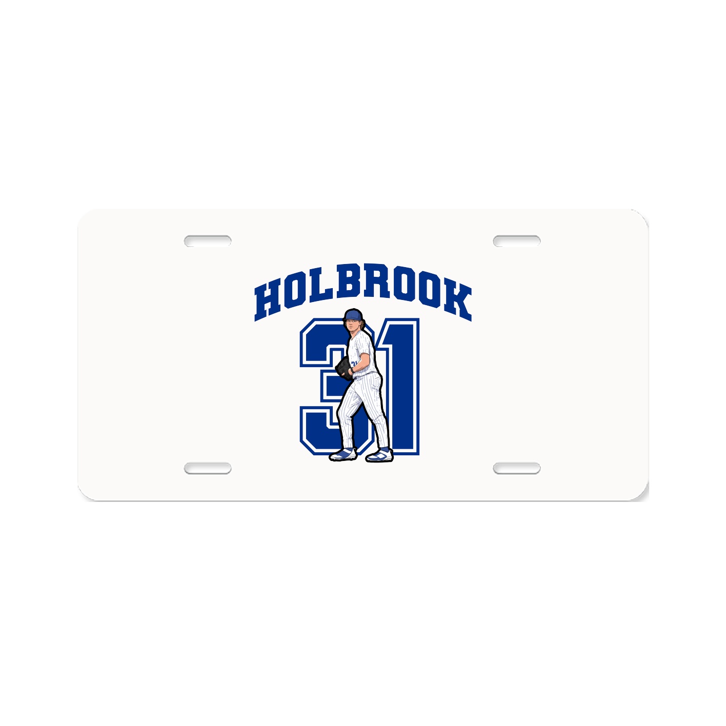 License Plate — Number in Classic