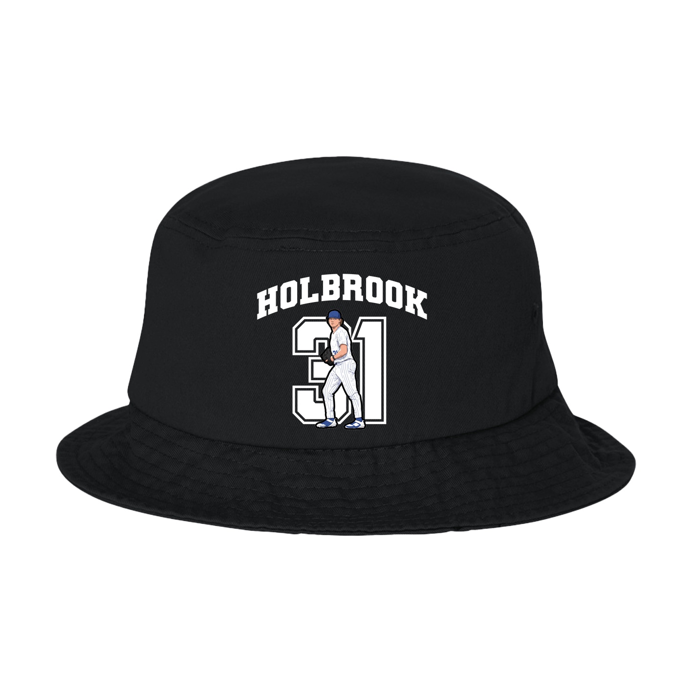 Bucket Cap — Number in Black
