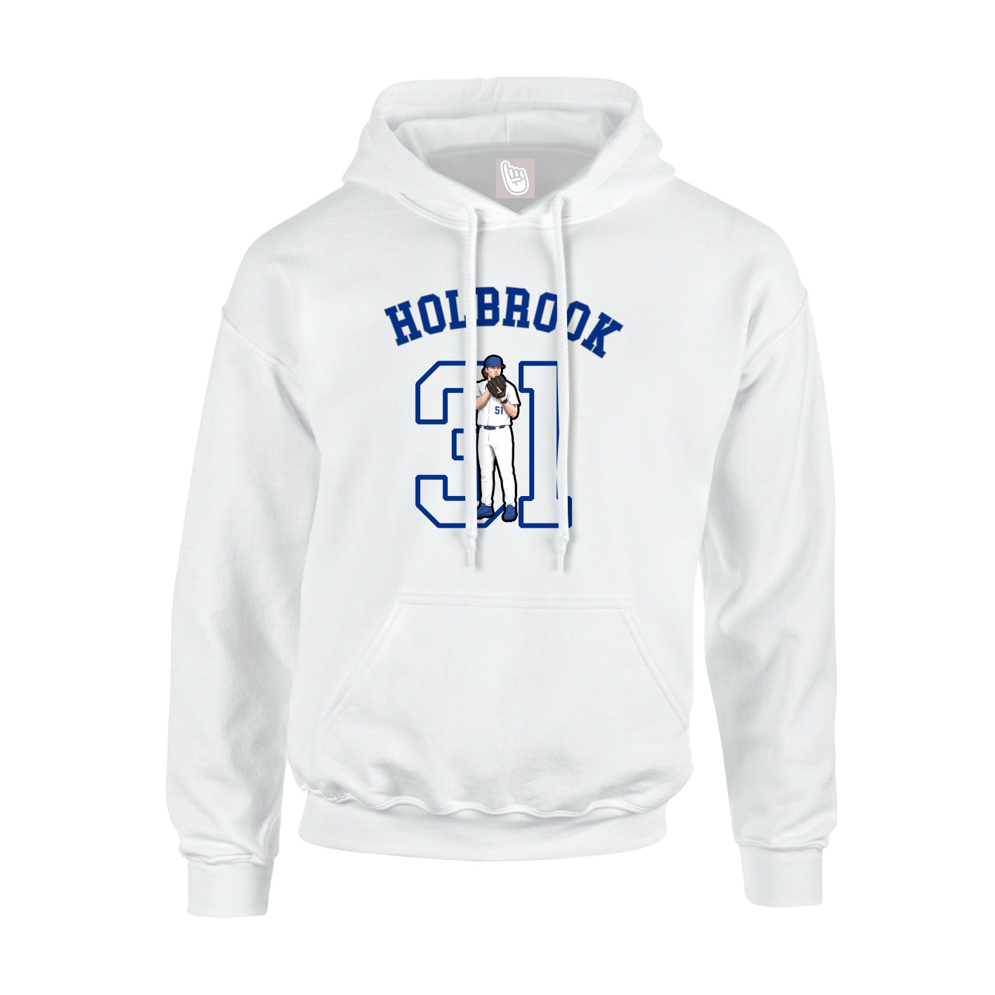 Hoodie — Shirsey Arch in White
