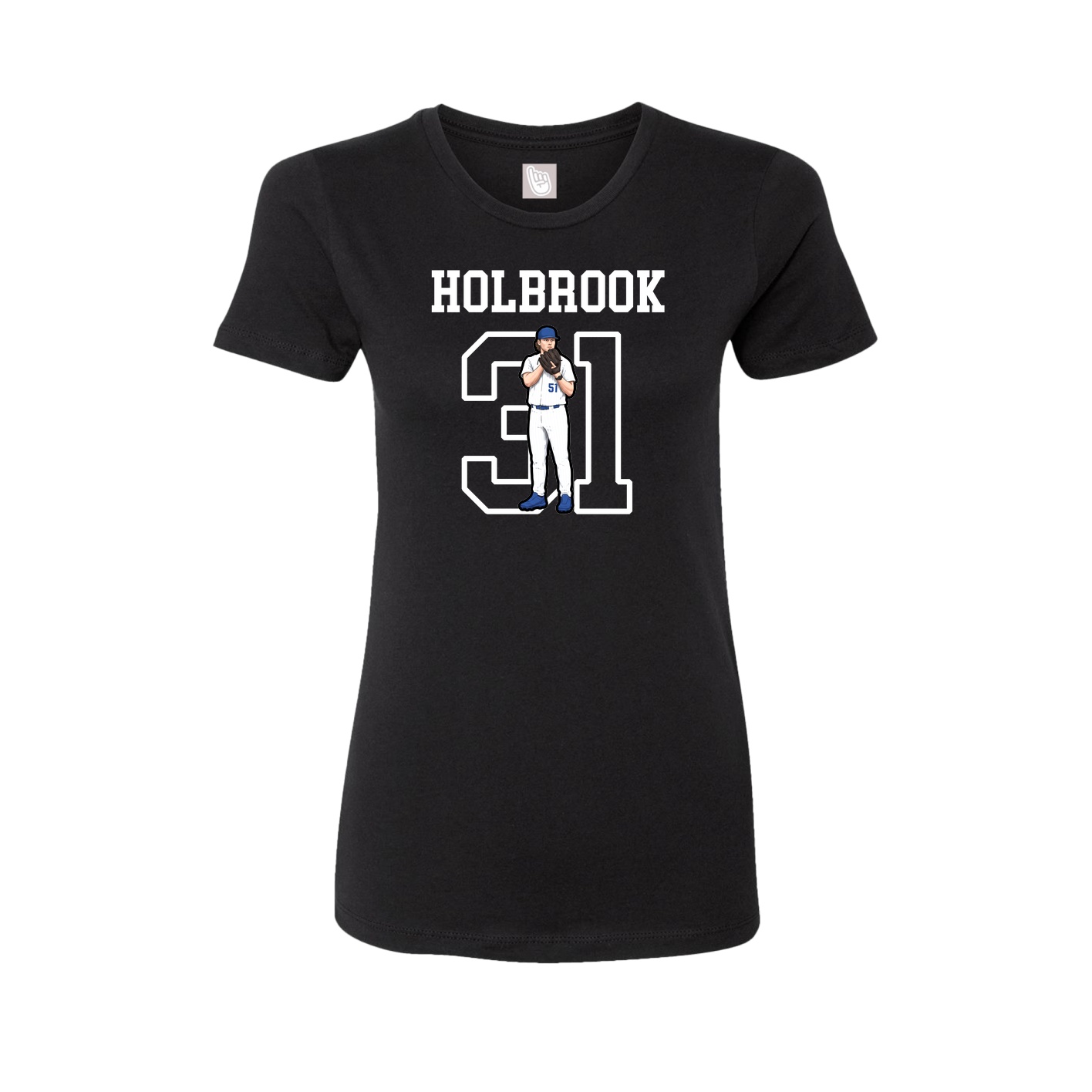 Fitted Women's Tee — Shirsey in Black