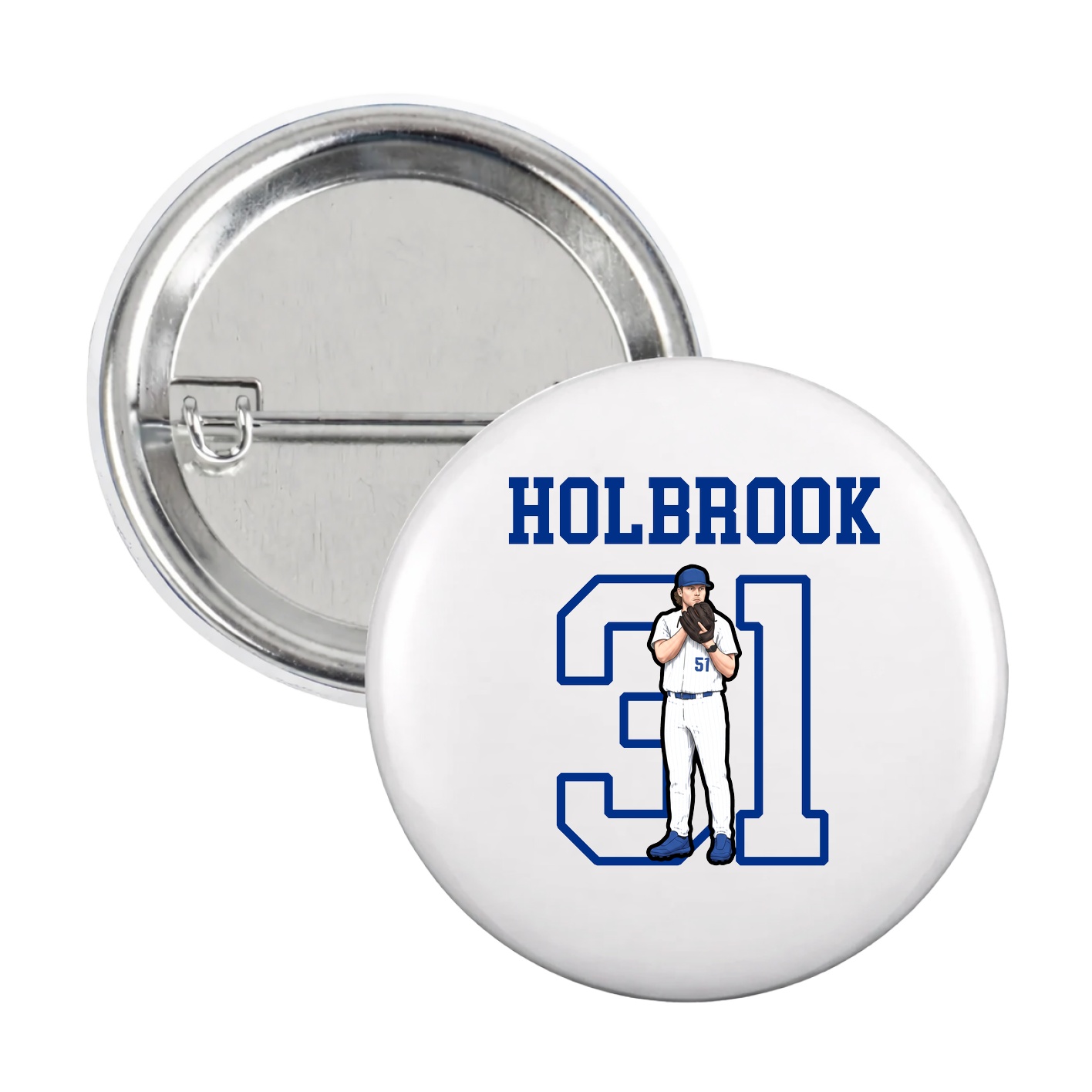 Game Day Button — Shirsey in White