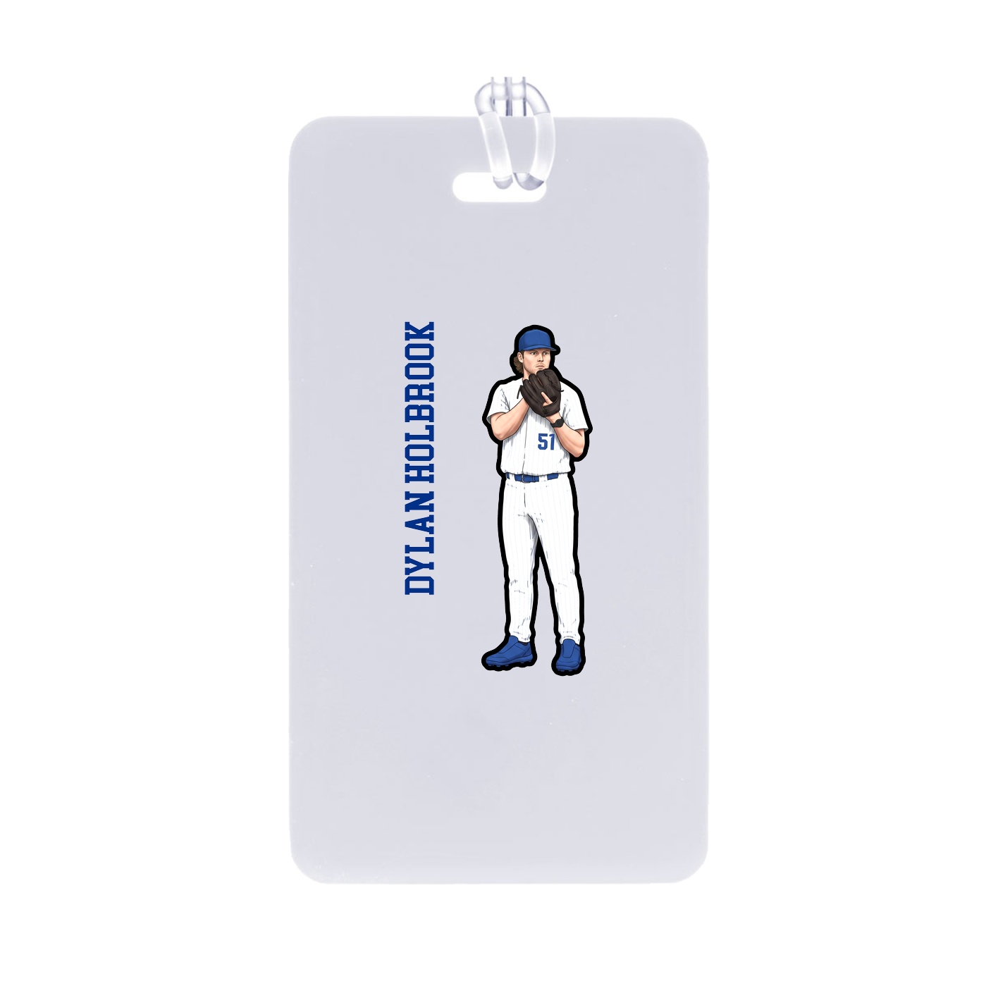 Bag Tag — Name Vertical in Classic