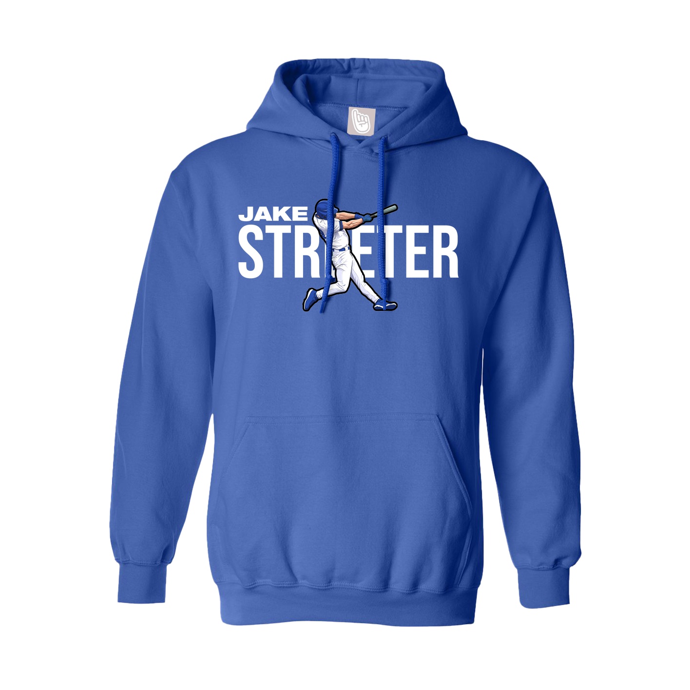 Hoodie — Player Name in Royal
