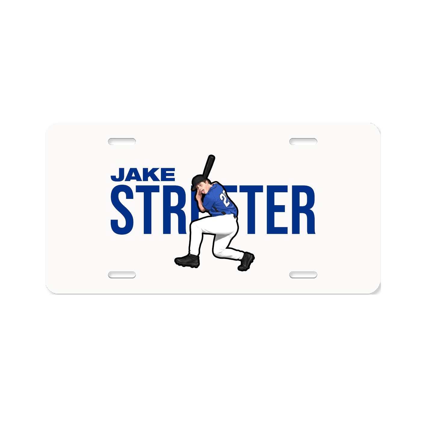 License Plate — Player Name in Classic