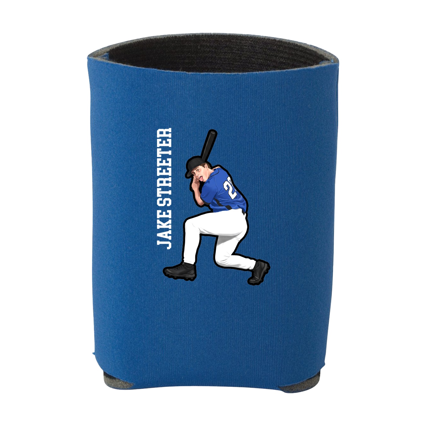 Can Holder — Name Vertical in Royal