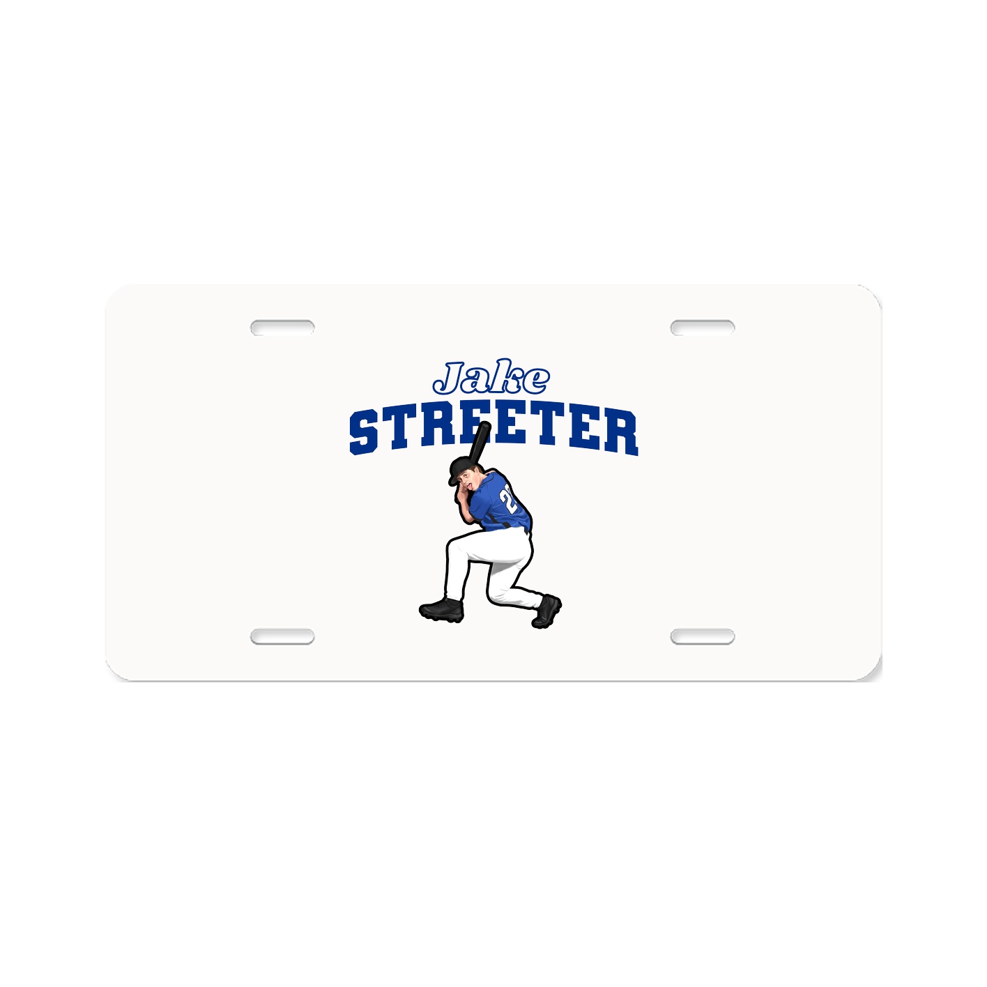 License Plate — Name Arch in Classic