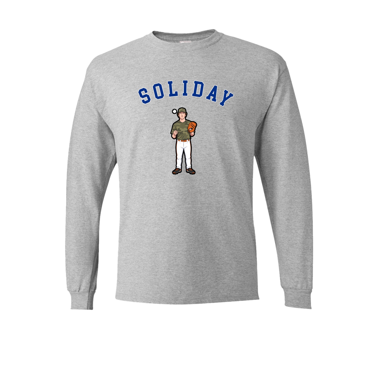 Long Sleeve Tee — Shirsey Arch in Grey