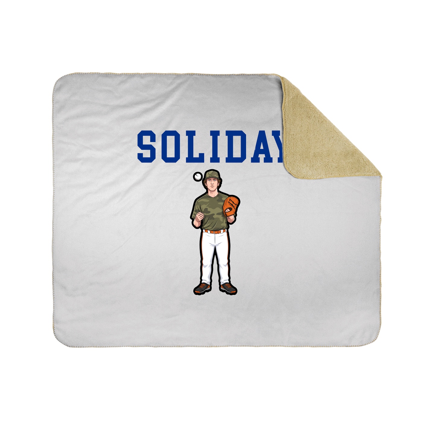 Throw Blanket — Shirsey in White