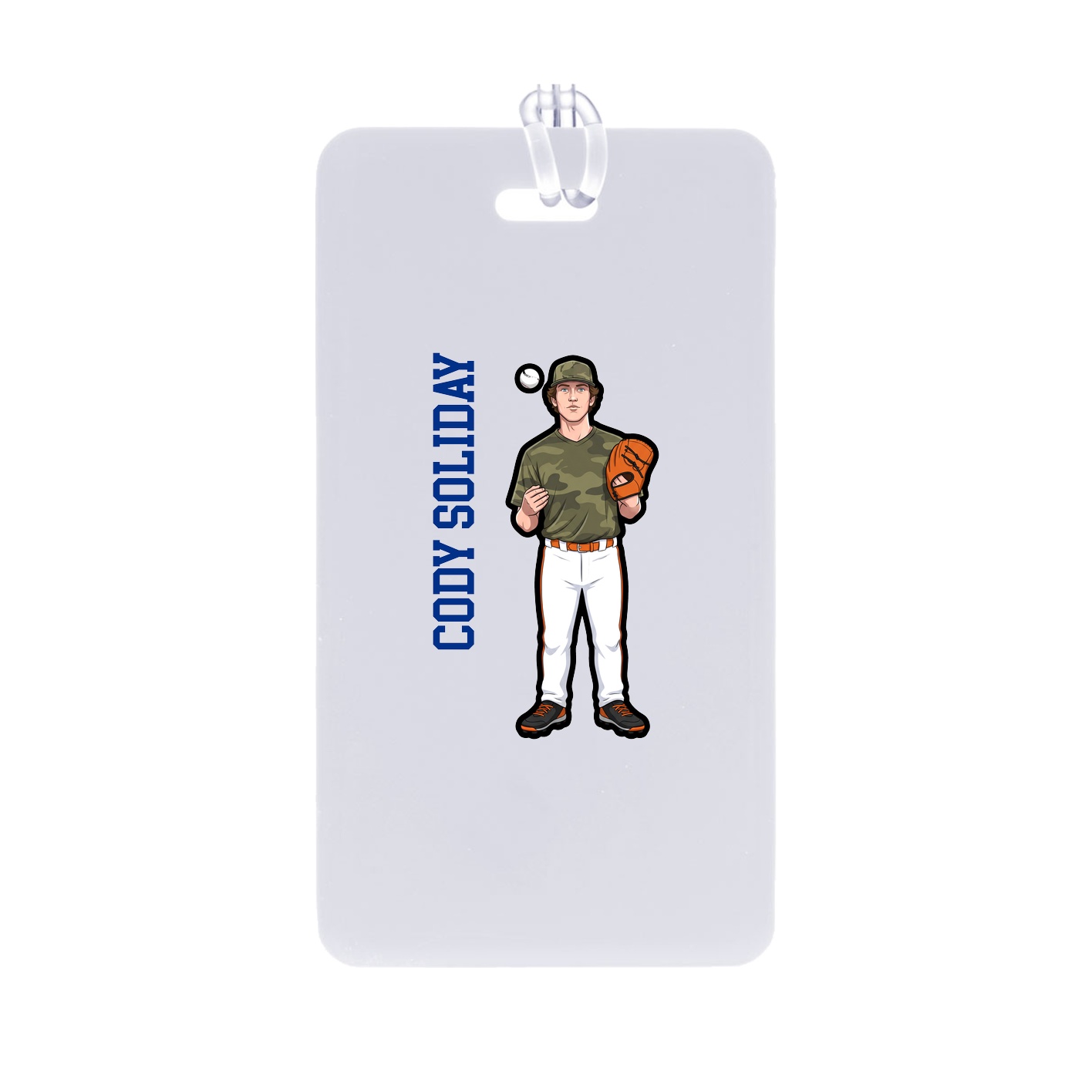 Bag Tag — Name Vertical in Classic