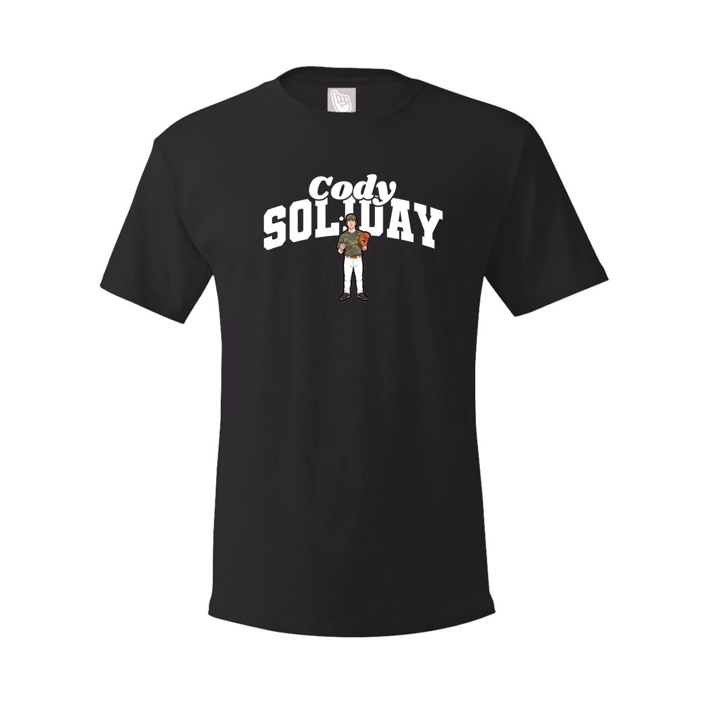 Tee — Signature Arch in Black
