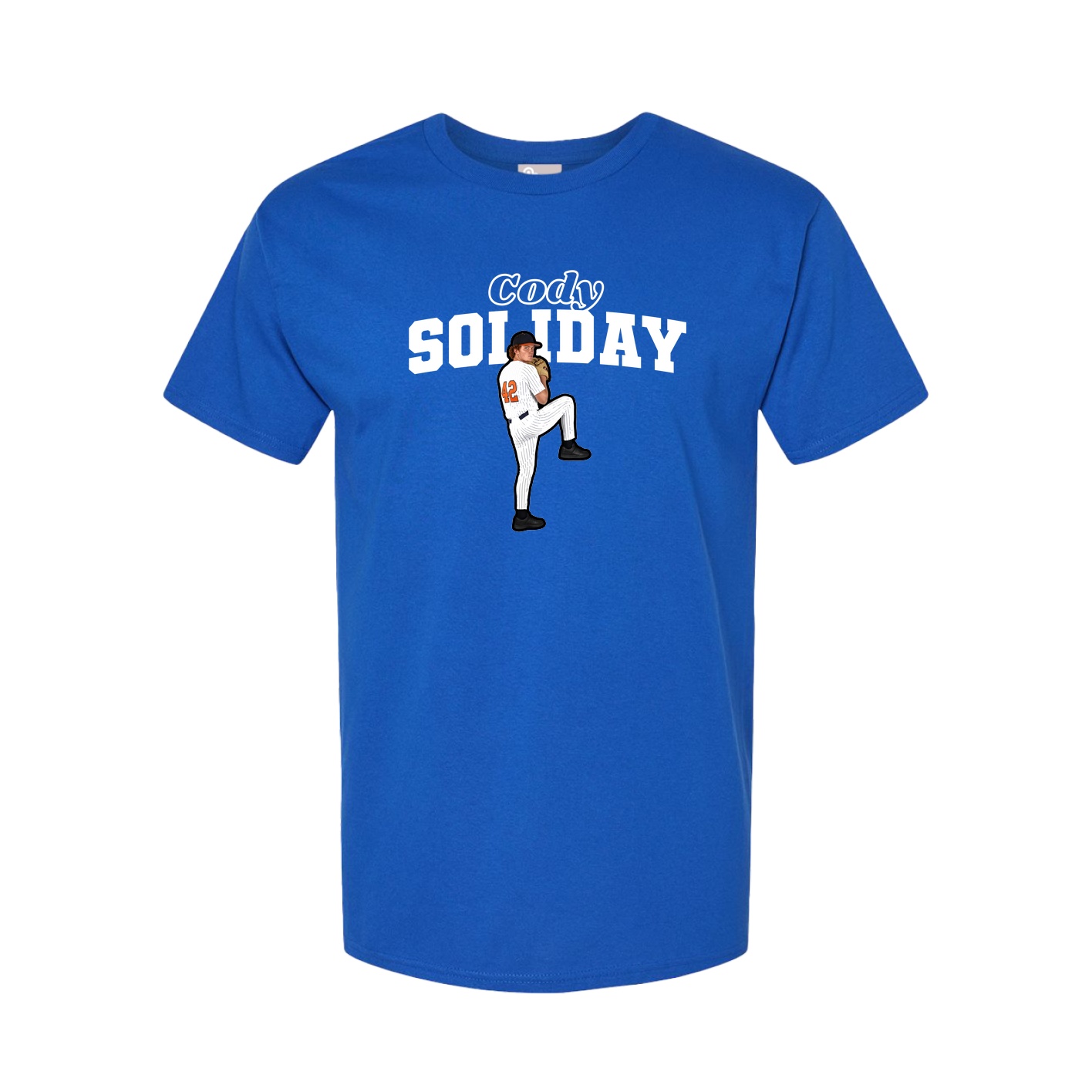 Youth Tee — Name Arch in Royal