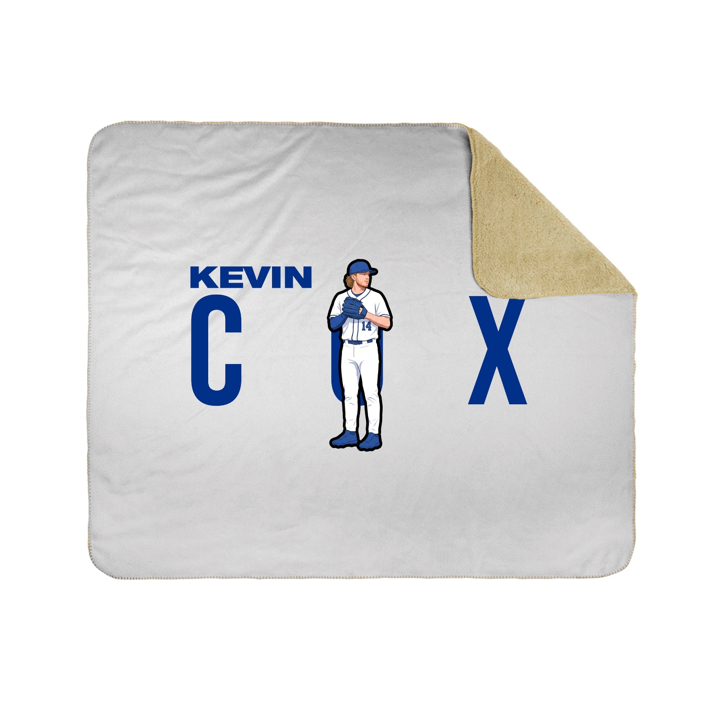 Throw Blanket — Player Name in White