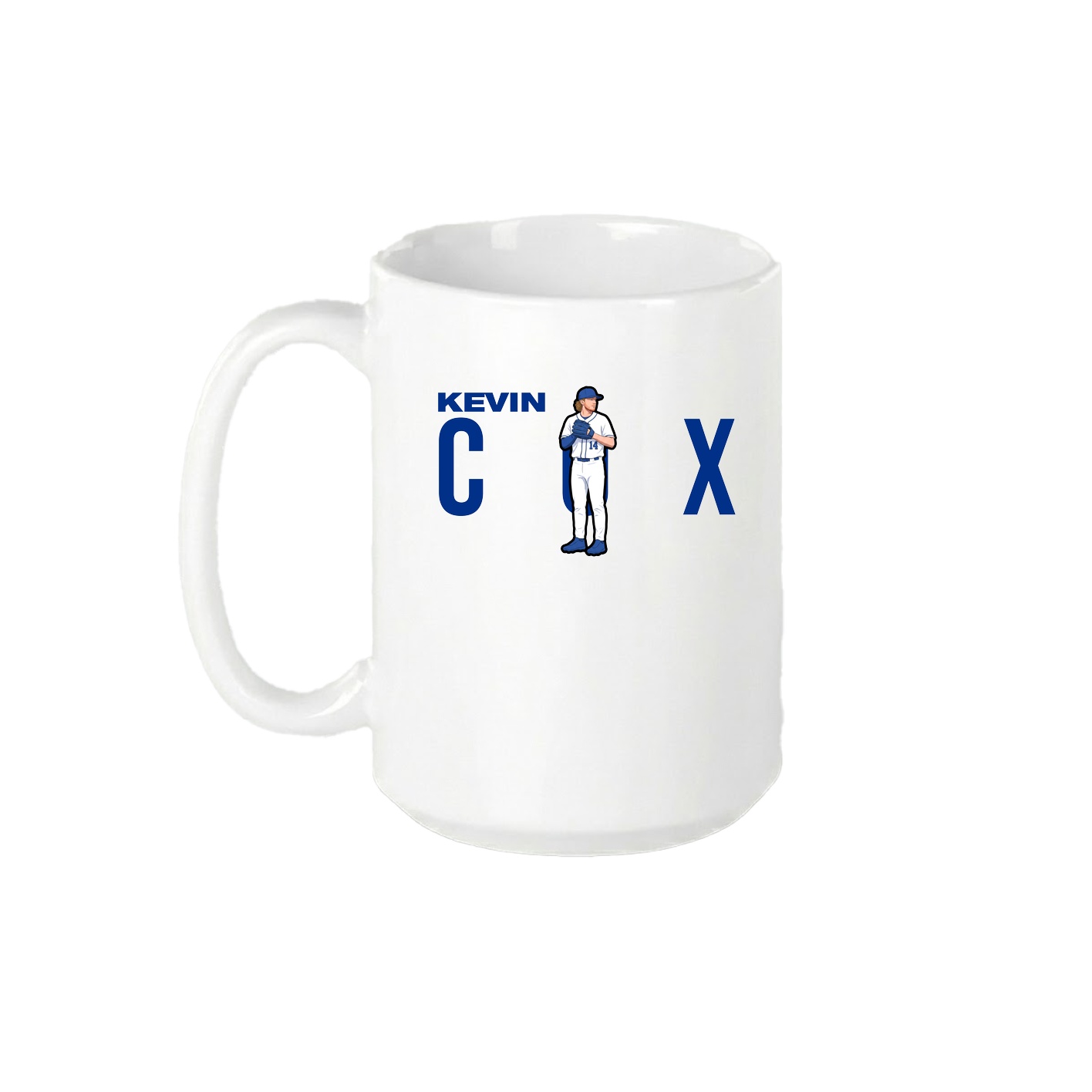 15oz Coffee Mug — Player Name in White