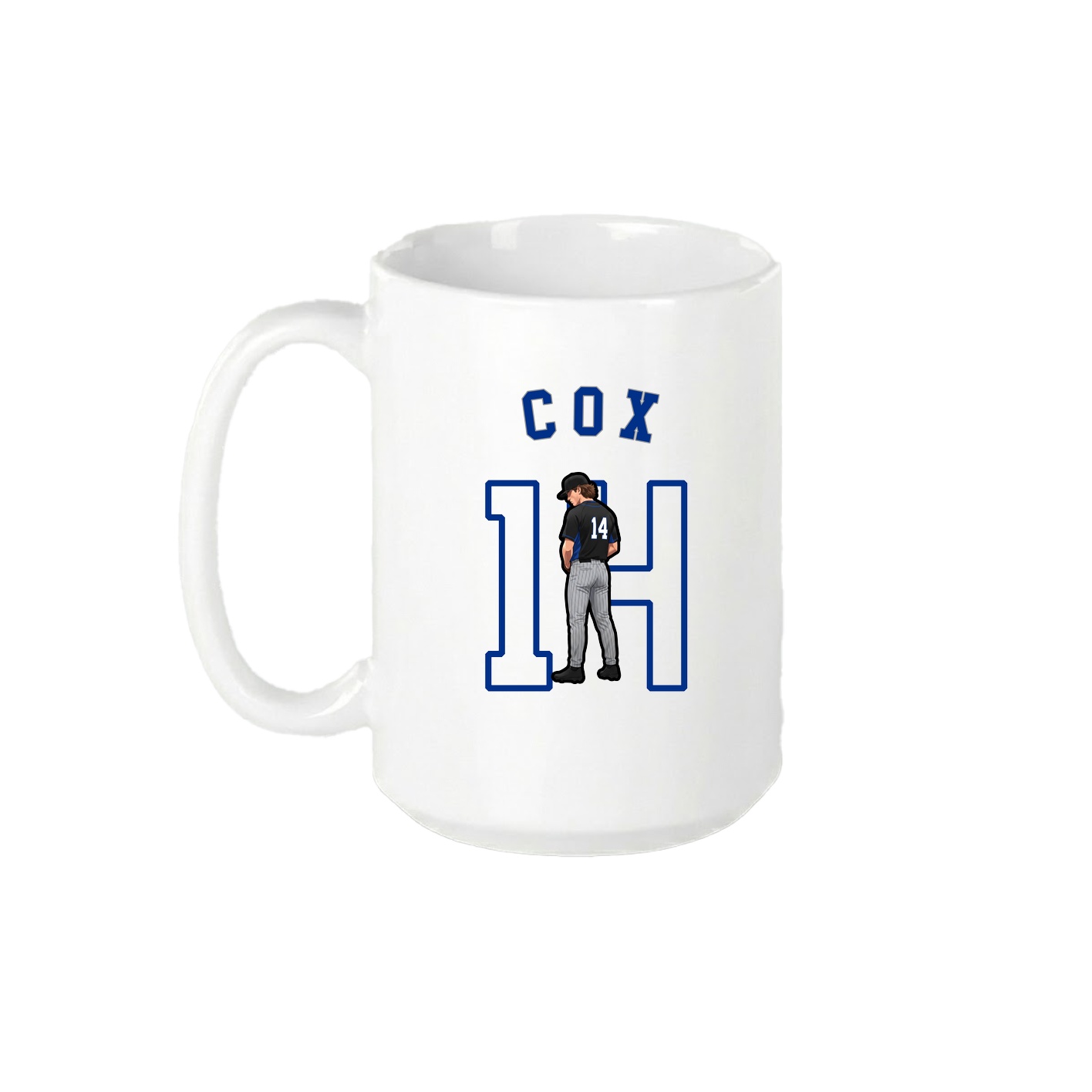 15oz Coffee Mug — Shirsey Arch in White