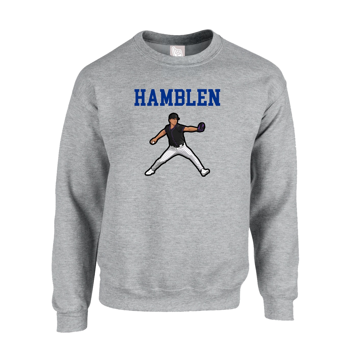 Fleece Crew — Shirsey in Grey