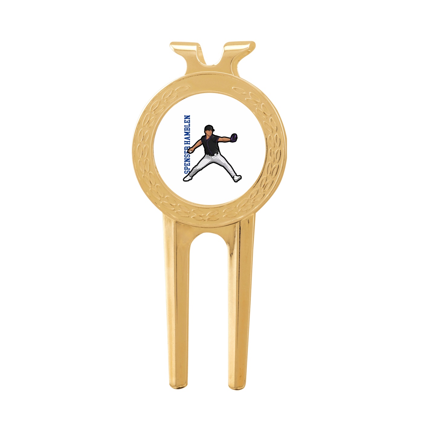 Divot Tool with Ball Marker — Name Vertical in Classic