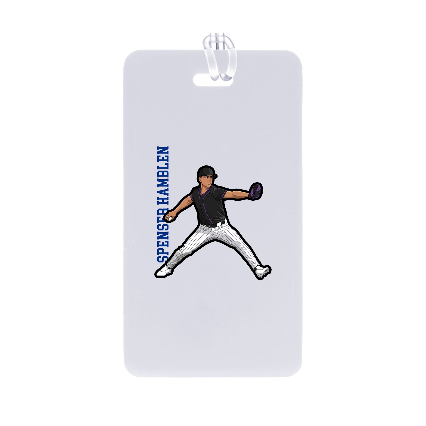 Bag Tag — Name Vertical in Classic