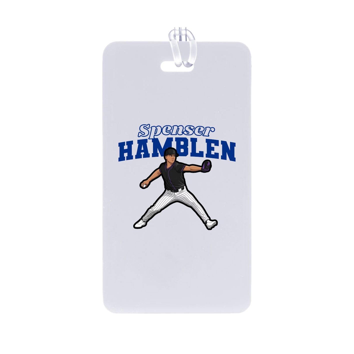 Bag Tag — Name Arch in Classic