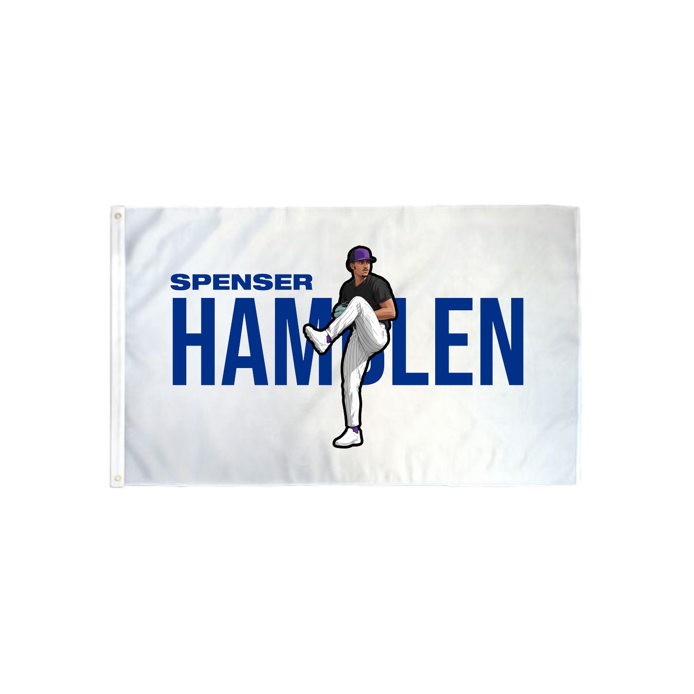 3x5 Flag — Player Name in Classic
