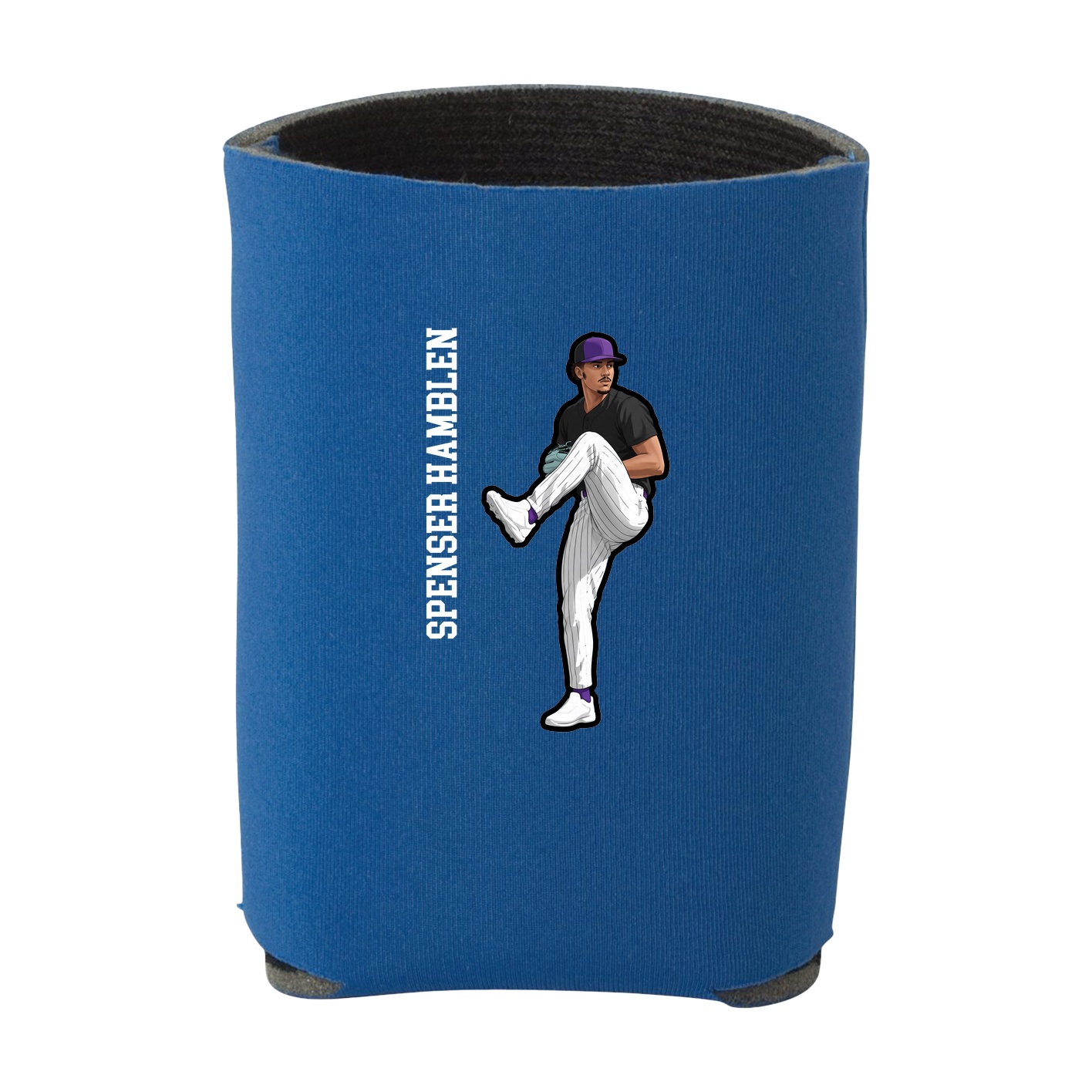 Can Holder — Name Vertical in Royal
