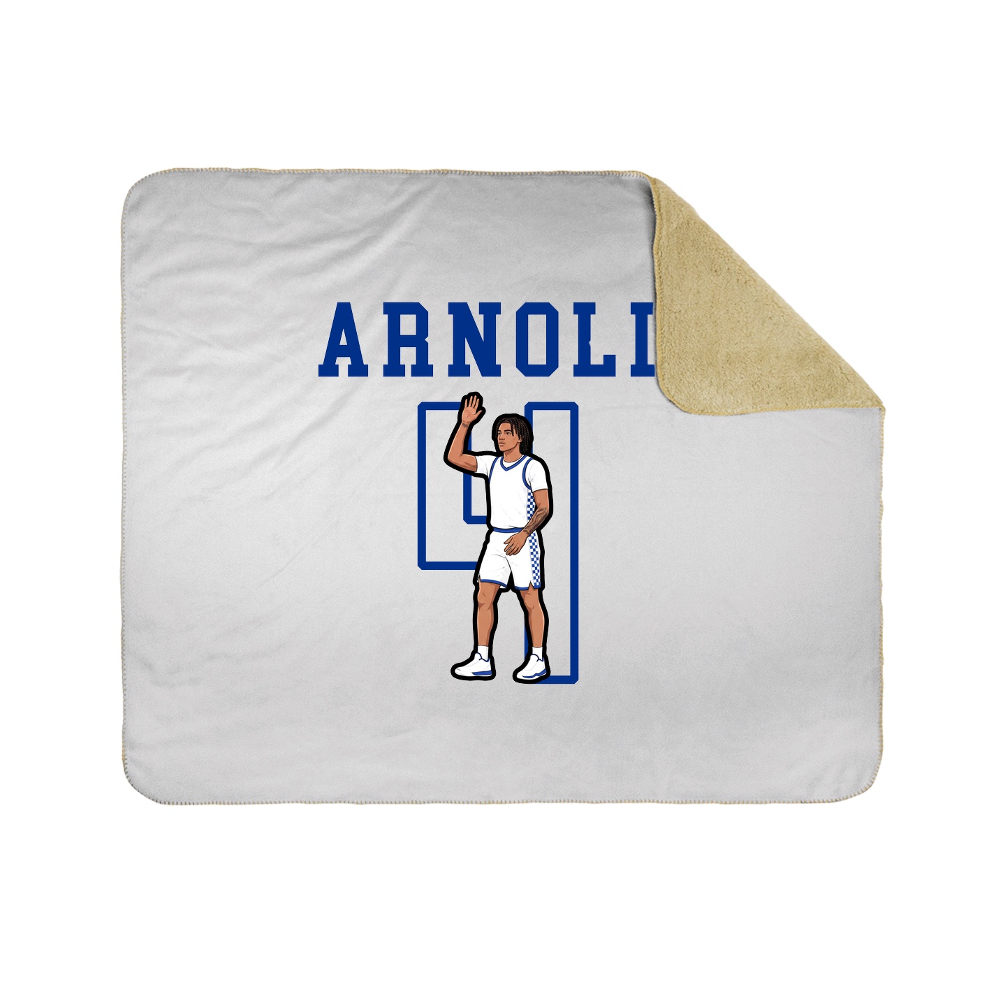 Throw Blanket — Shirsey in White