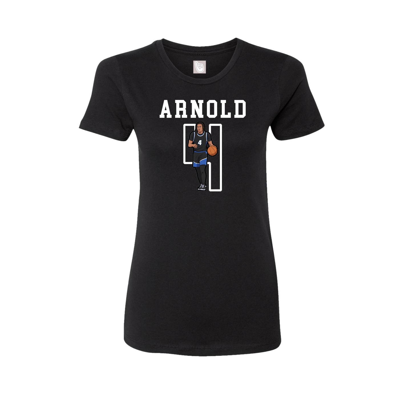 Fitted Women's Tee — Shirsey in Black