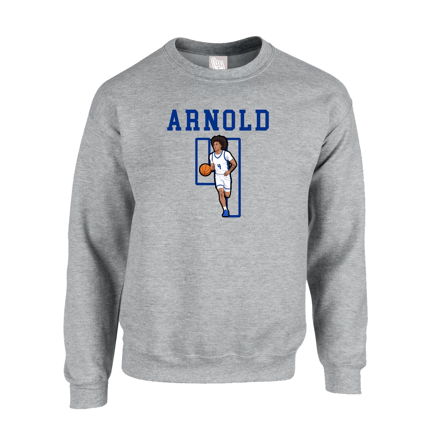 Fleece Crew — Shirsey in Grey