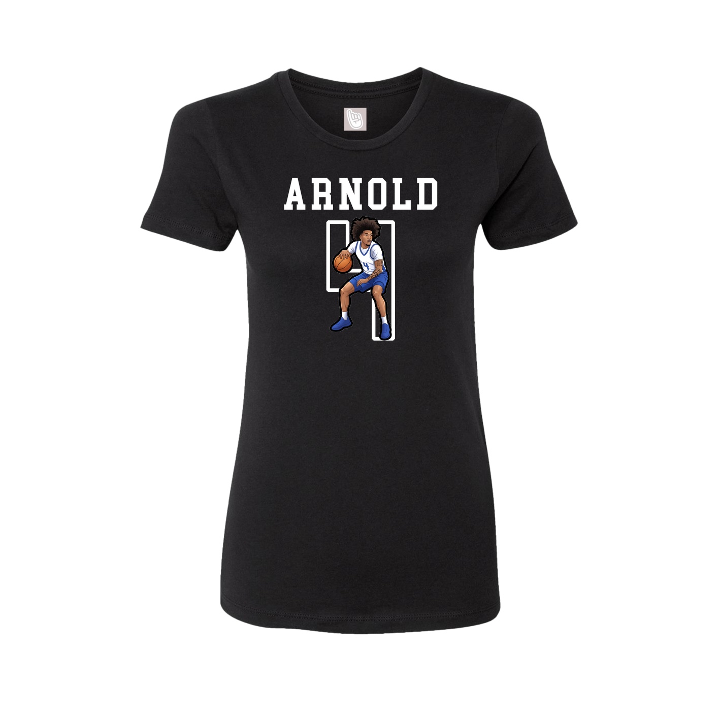 Fitted Women's Tee — Shirsey in Black