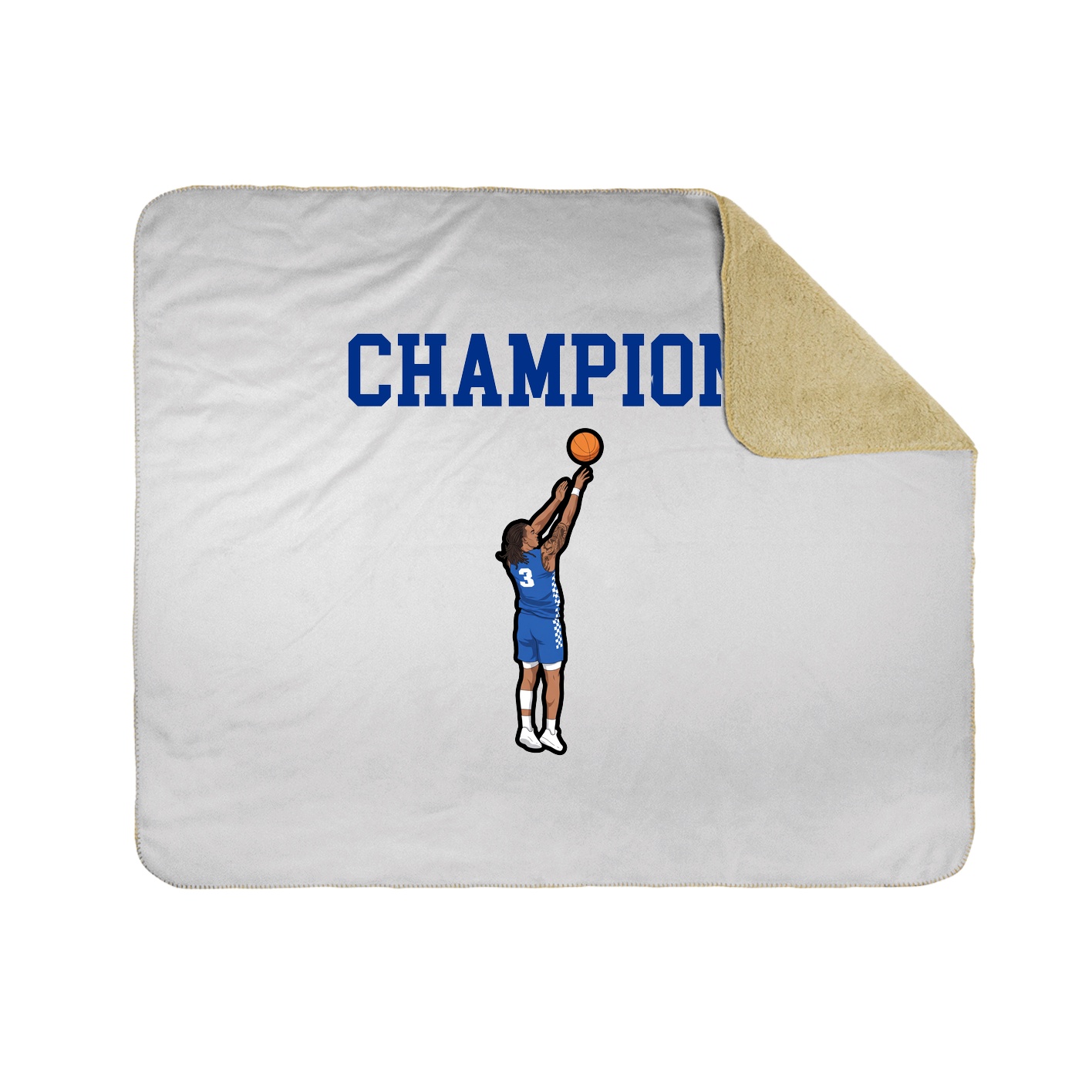 Throw Blanket — Shirsey in White