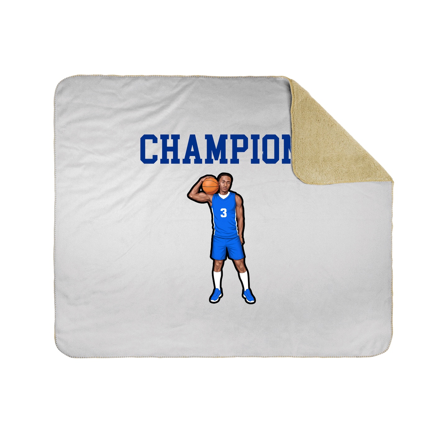 Throw Blanket — Shirsey in White