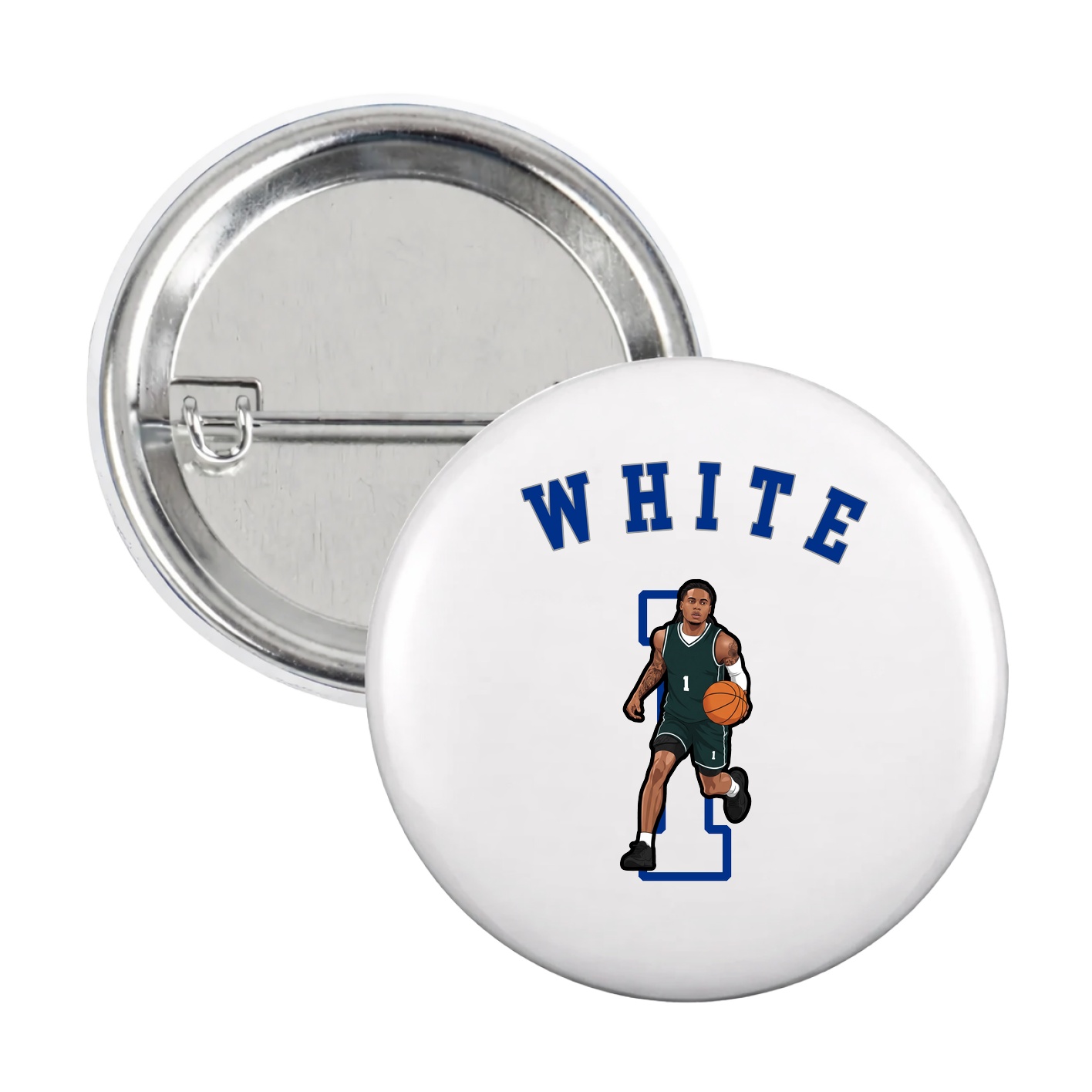 Game Day Button — Shirsey Arch in White