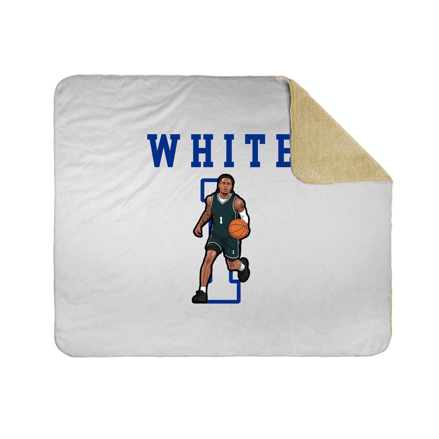 Throw Blanket — Shirsey in White