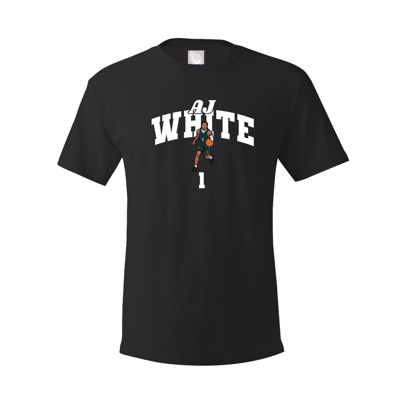 Youth Tee — Signature Arch in Black
