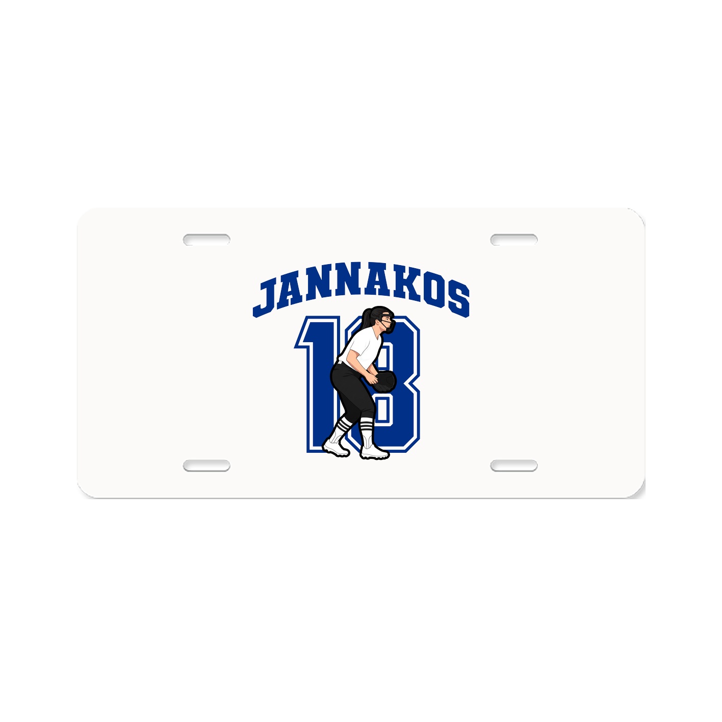 License Plate — Number in Classic
