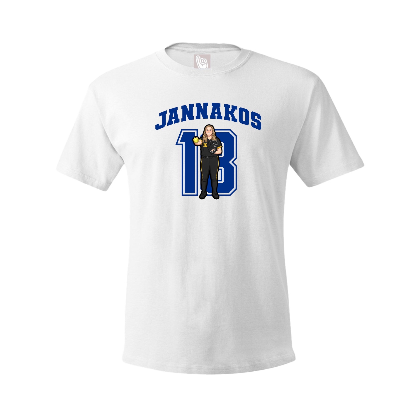 Tee — Number in White