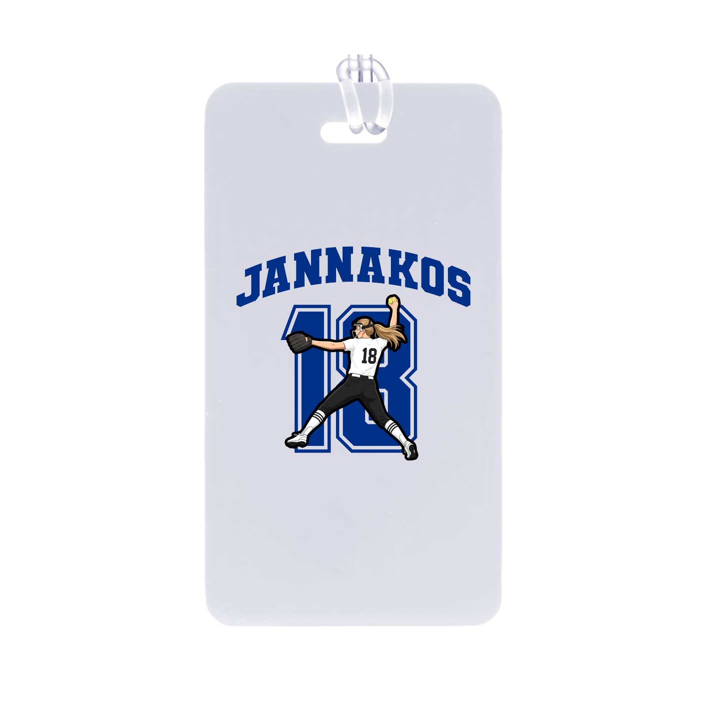 Bag Tag — Number in Classic