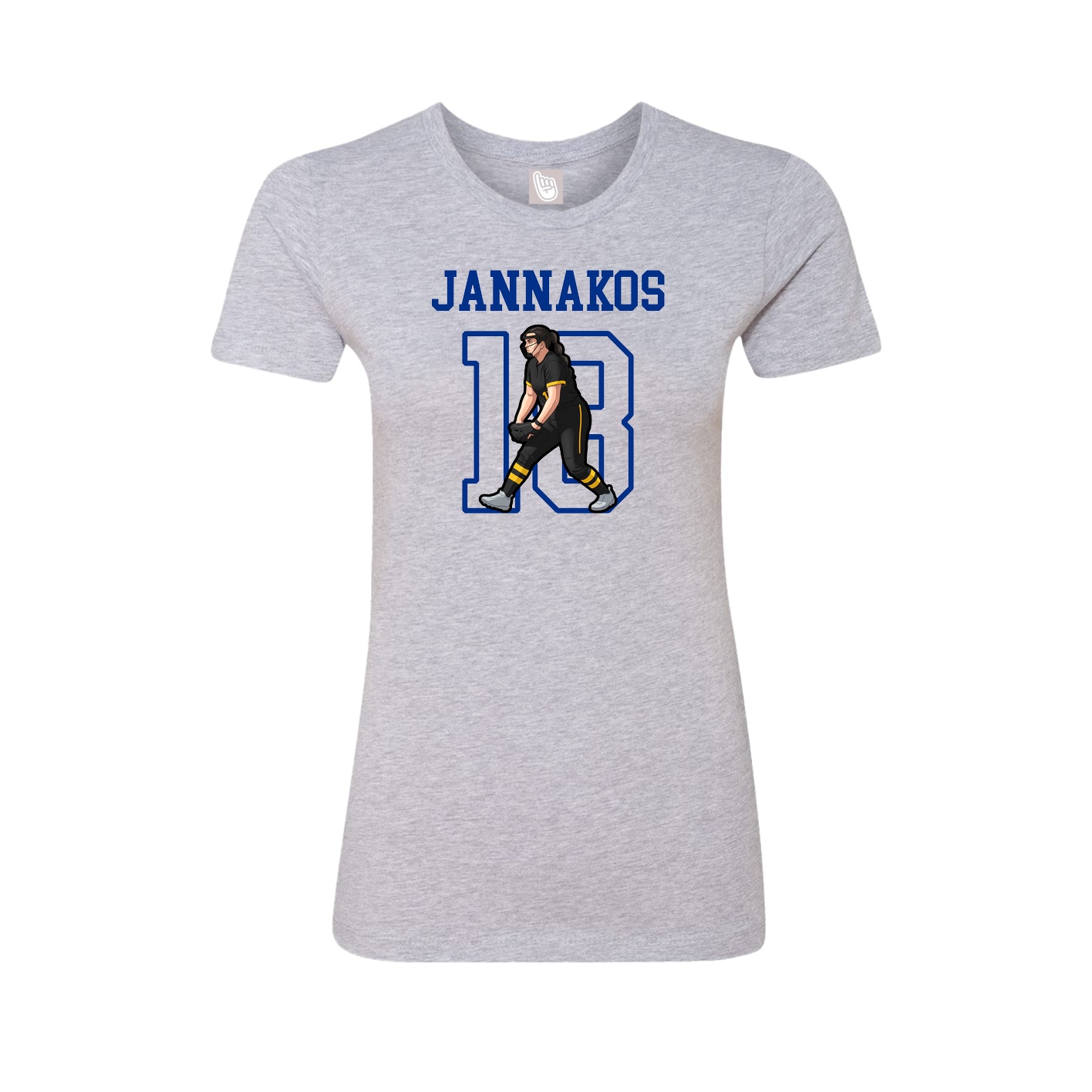 Fitted Women's Tee — Shirsey in Grey