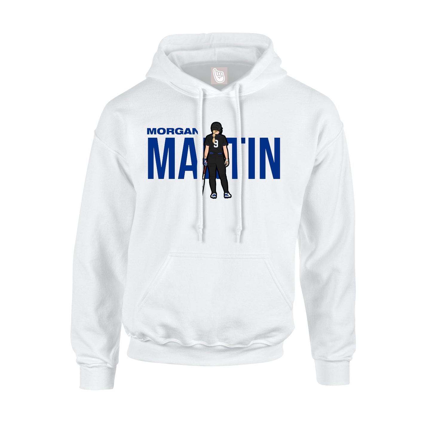 Hoodie — Player Name in White