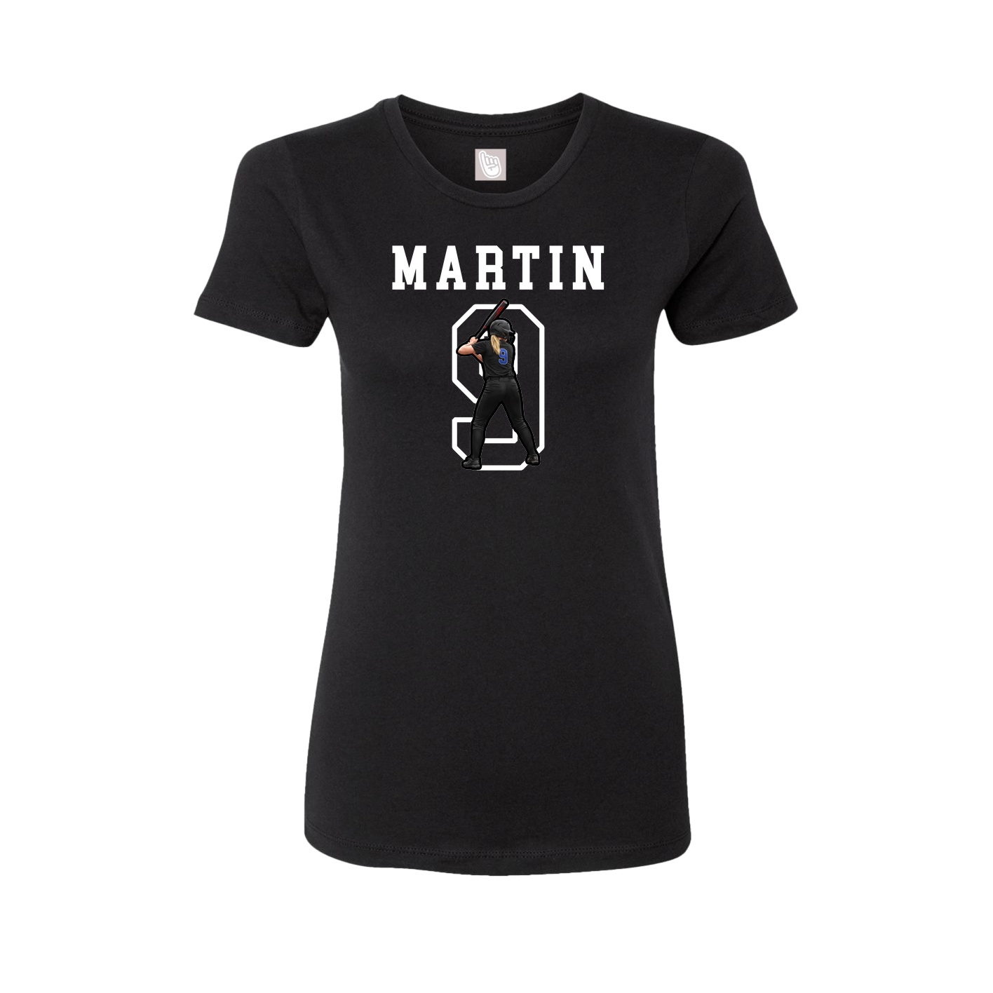 Fitted Women's Tee — Shirsey in Black