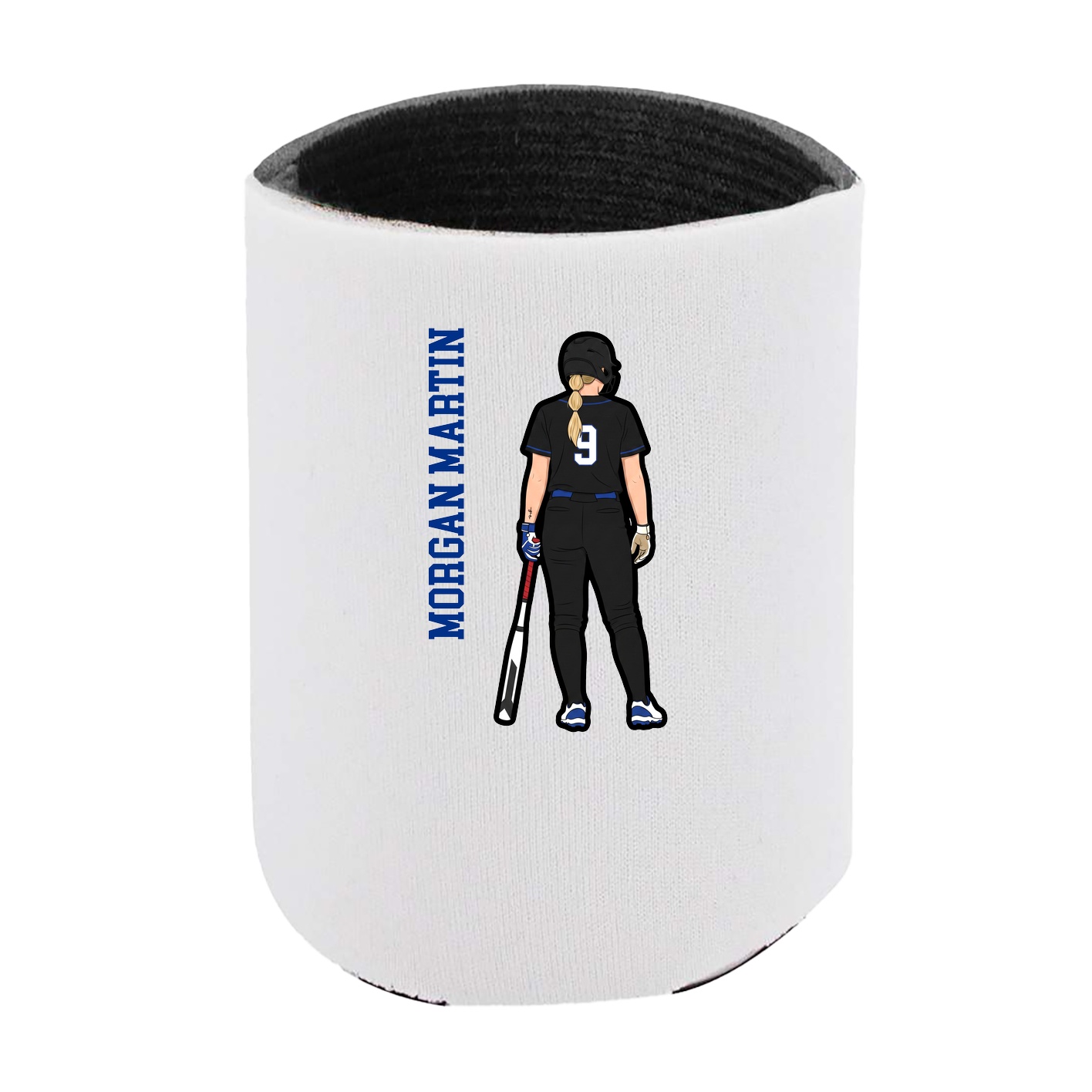 Can Holder — Name Vertical in White